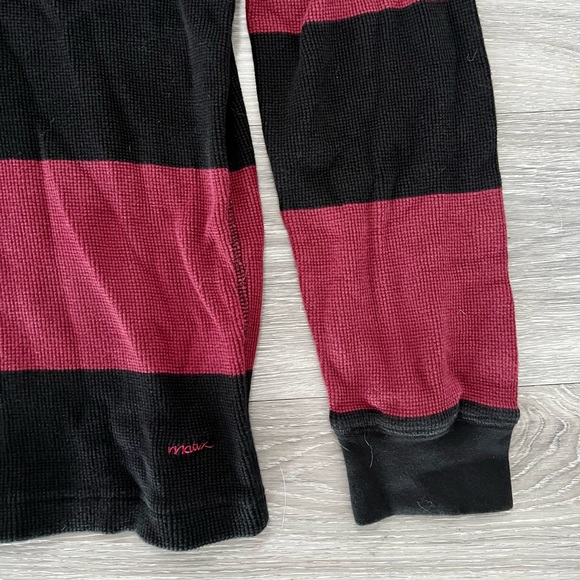 Matix / Long Sleeve Sweatshirt / XL / Black & Maroon - Picture 4 of 5